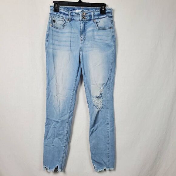 Kancan 7 27in. Light Skinny Jeans - Picture 2 of 13